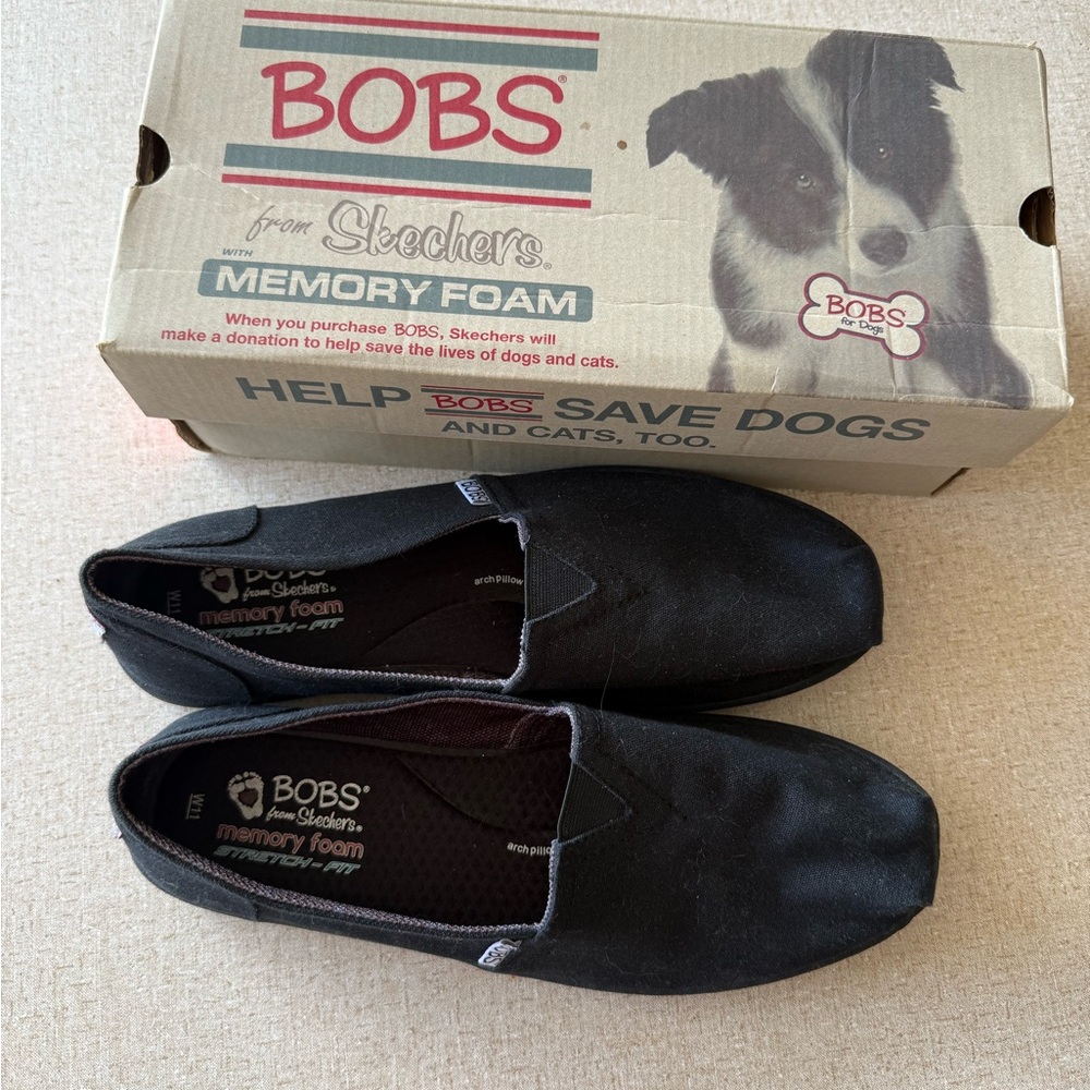 BOBS from Skechers Black Slip Ons